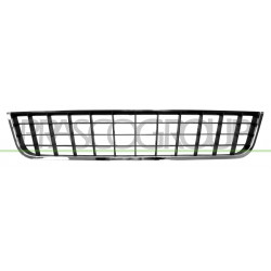 Grille centrale de pare-chocs avant noir avec cadre chrome