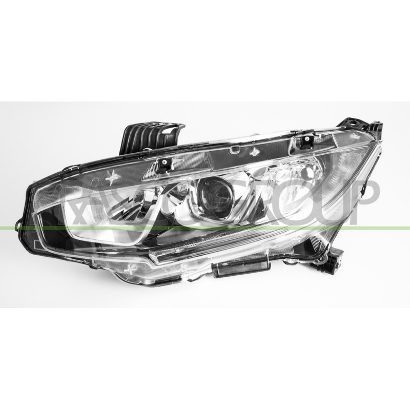 Phare Gauche H11+Hb3 Electrique Avec Moteur-Avec Feu De Jour-Led Phare Gauche H11+Hb3 Electrique Avec Moteur-Avec Feu De Jour-Led