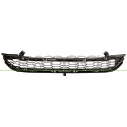 Grille centrale noire de pare-chocs avant