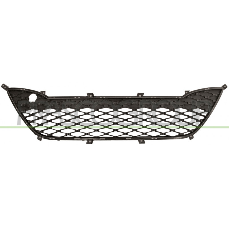 Grille centrale noire de pare-chocs avant