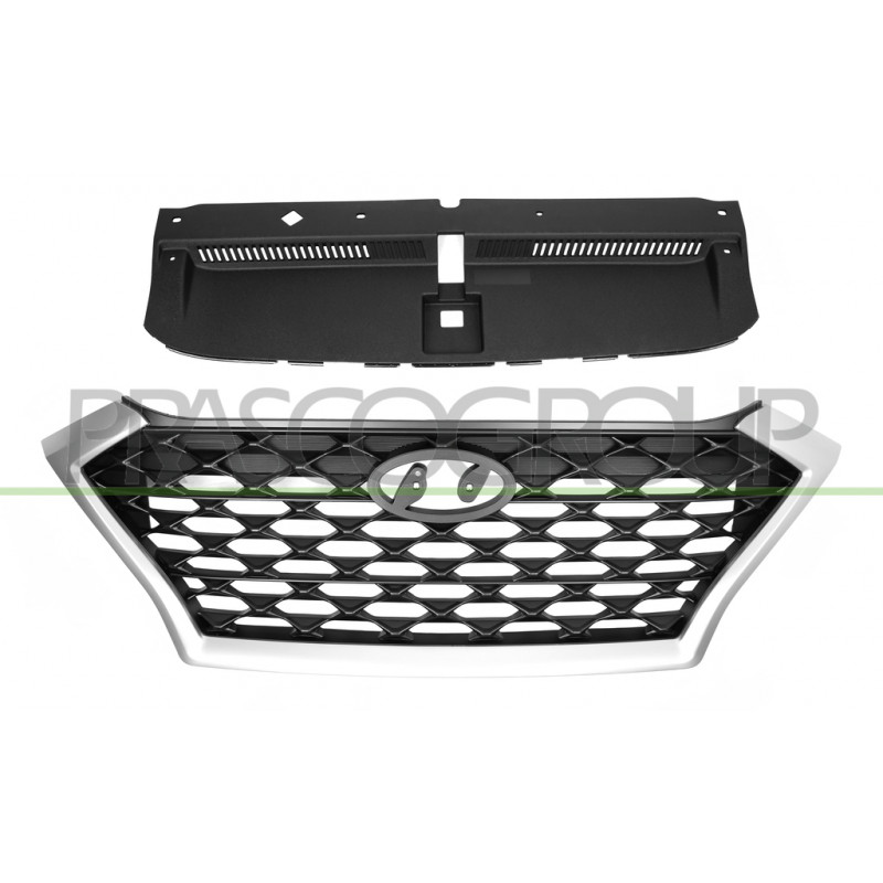 Grille de calandre noir avec chrome Grille de calandre noir avec chrome