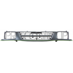 Grille de calandre argent et gris