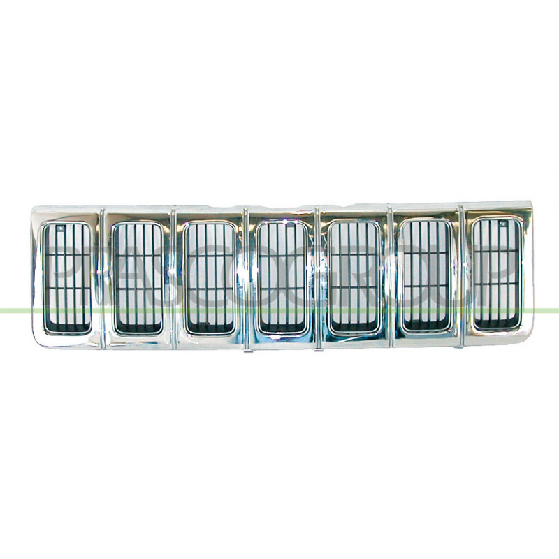 Grille de calandre chrome argent Grille de calandre chrome argent