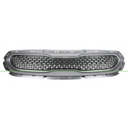 Grille de calandre noir brillant avec chrome