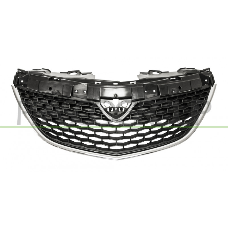 Grille de calandre noir avec moulure chrome Grille de calandre noir avec moulure chrome