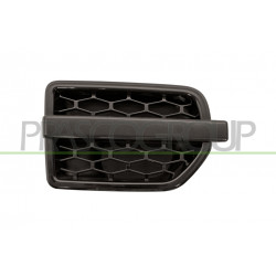 Grille noir brillant d'aile avant côté passager