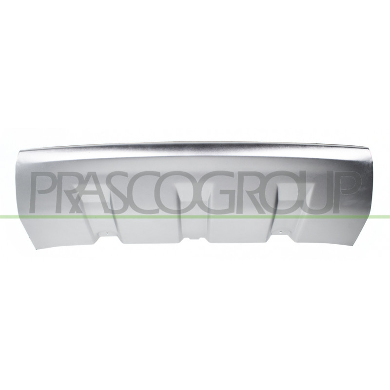 Spoiler central argent de pare-chocs avant Spoiler central argent de pare-chocs avant