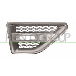Grille argent d'aile avant côté passager