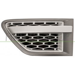 Grille argent et gris foncé d'aile avant côté chauffeur