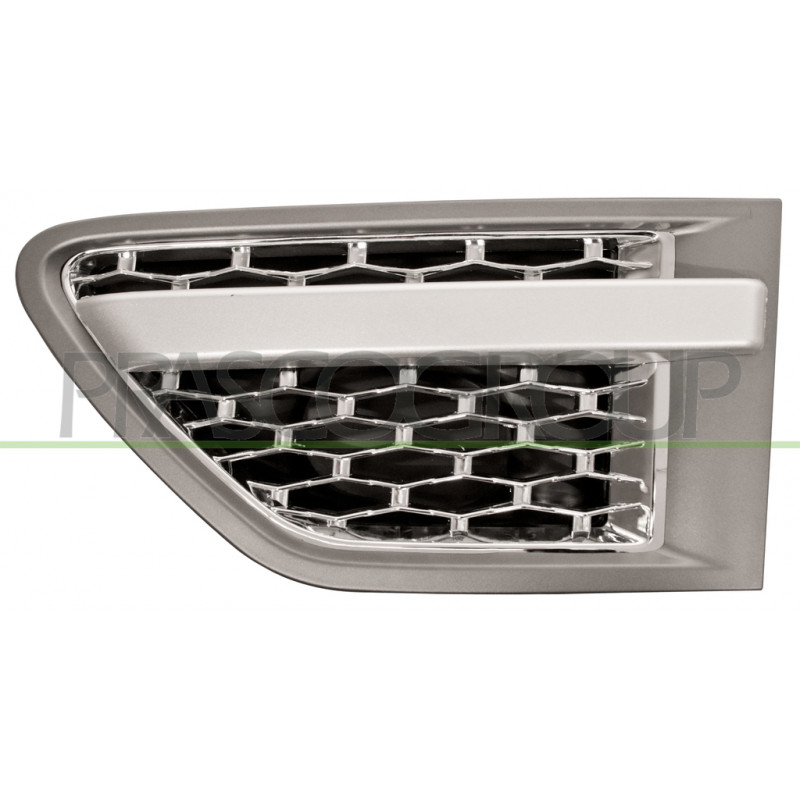 Grille gris foncé, argent et noir d'aile avant côté chauffeur Grille gris foncé, argent et noir d'aile avant côté chauffeur