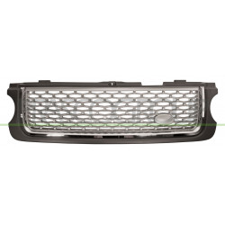 Grille de calandre grise foncé, argent et chrome