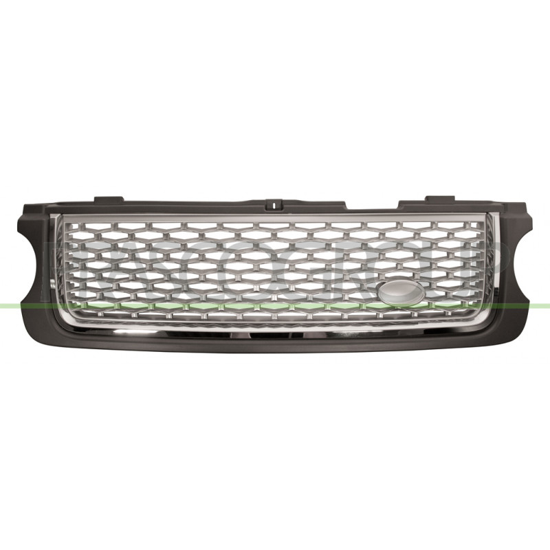 Grille de calandre grise foncé, argent et chrome Grille de calandre grise foncé, argent et chrome
