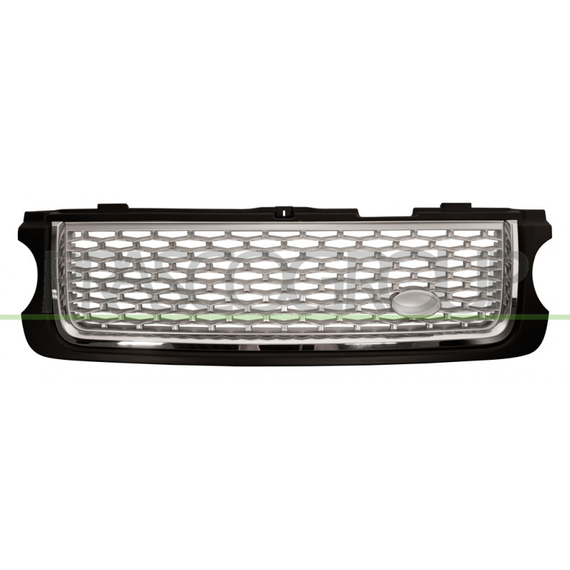 Grille de calandre noir brillant, argent et chrome Grille de calandre noir brillant, argent et chrome