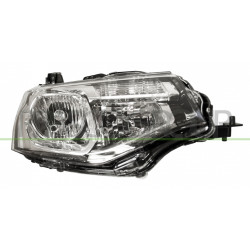 Phare Droit H7+Hb3 Electrique Avec Moteur-Noir