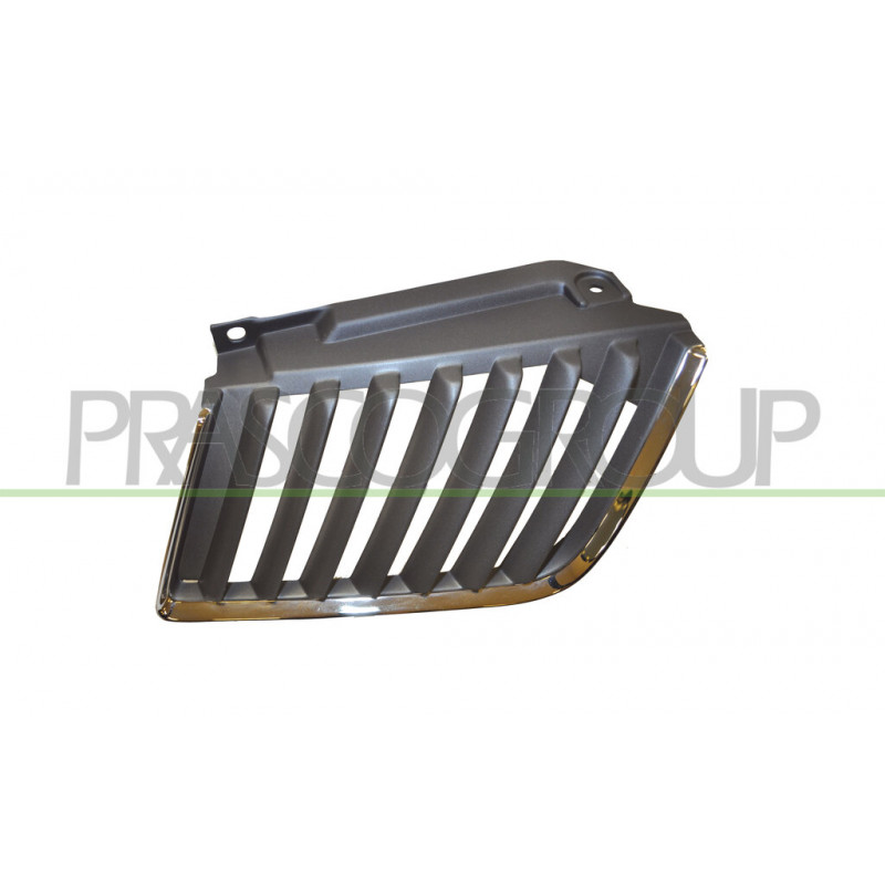 Grille de calandre noire avec cadre chrome côté passager Grille de calandre noire avec cadre chrome côté passager