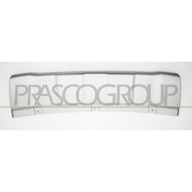 Spoiler central argent de pare-chocs avant Spoiler central argent de pare-chocs avant