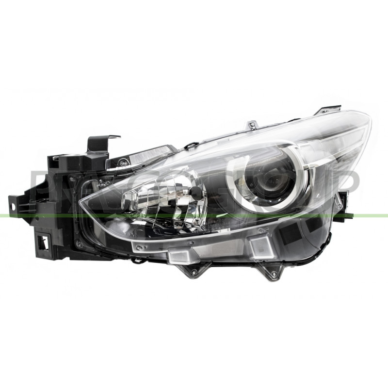 Phare Gauche H11+H15 Electrique Avec Moteur-Noir Phare Gauche H11+H15 Electrique Avec Moteur-Noir