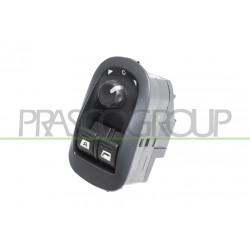 PANNEAU A BOUTON-POUSSOIR NOIR-2 INTERRUPTEURS-LEVE VITRE-PORTE AVANT GAUCHE-24