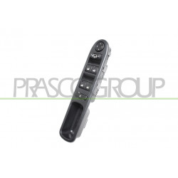 PANNEAU A BOUTON-POUSSOIR NOIR-4 INTERRUPTEURS-LEVE VITRE-PORTE AVANT GAUCHE-9 B