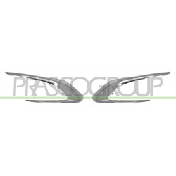 Jeu De Moulures De Grille Pare-Chocs Avant Chrome' (Droite+Gauche) Mod. Allure