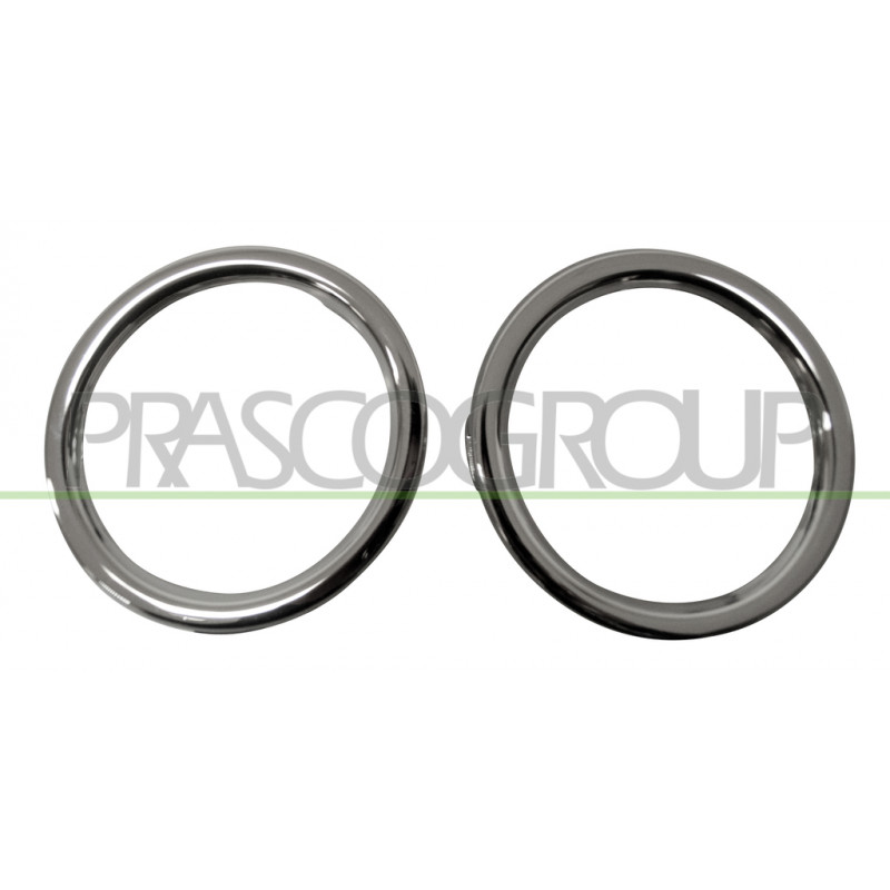 Jeu de moulure chrome de phare antibrouillard Jeu de moulure chrome de phare antibrouillard