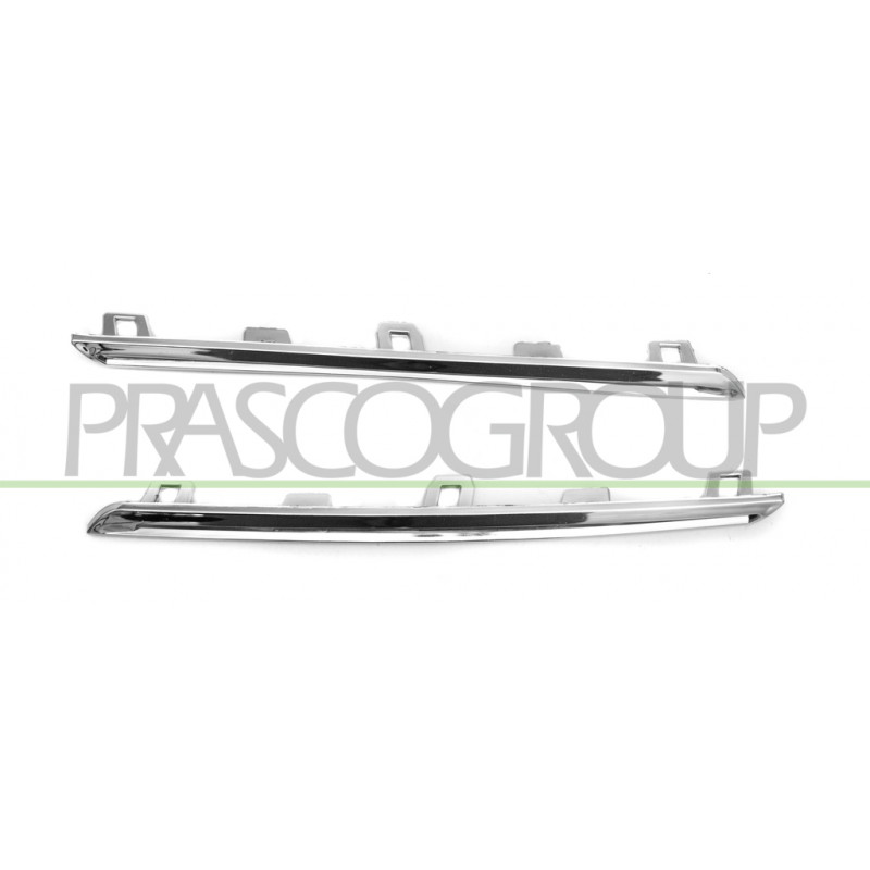 Jeu de moulure chrome de calandre Jeu de moulure chrome de calandre