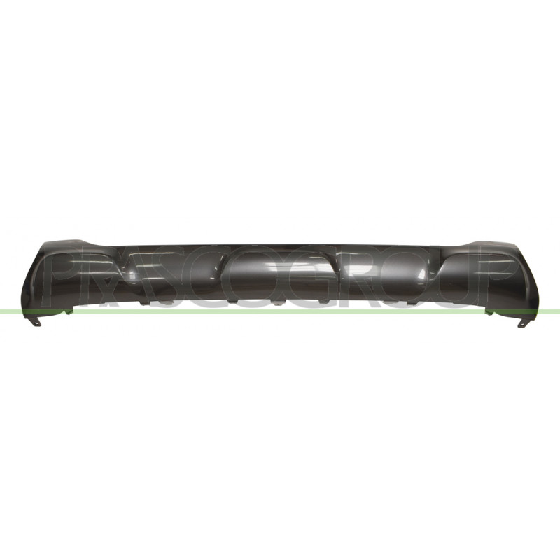 Spoiler central gris foncé brillant de pare-chocs avant Spoiler central gris foncé brillant de pare-chocs avant