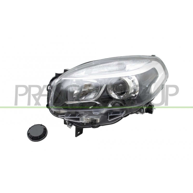 Phare Gauche H7+H7 Electrique Avec Moteur-Noir Phare Gauche H7+H7 Electrique Avec Moteur-Noir