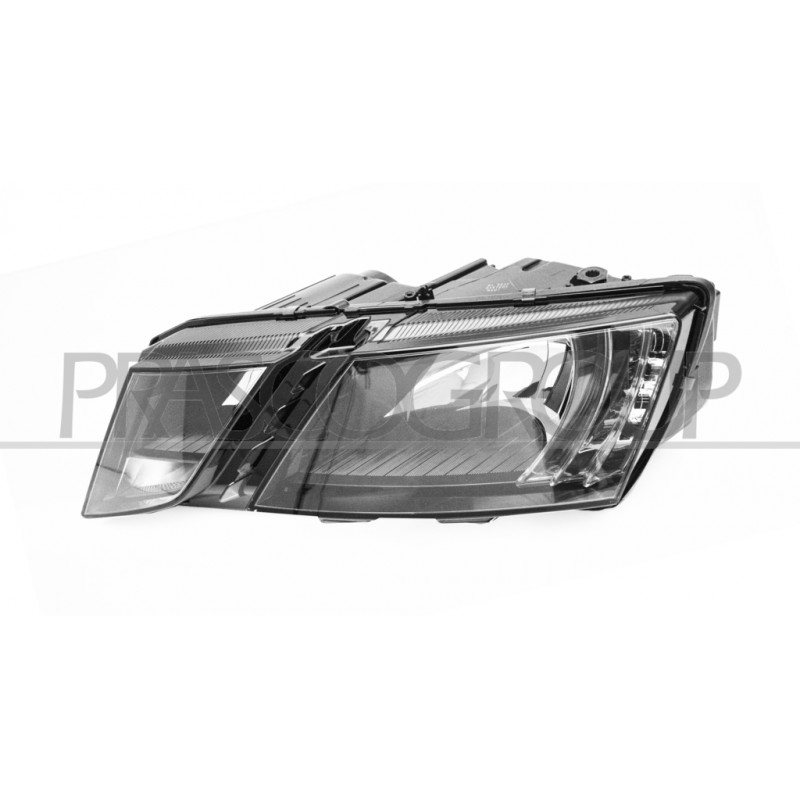 Phare Gauche H7+H15 Electrique Avec Moteur-Avec Feu De Jour-Noir Phare Gauche H7+H15 Electrique Avec Moteur-Avec Feu De Jour-Noir