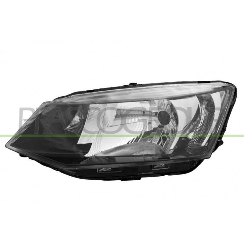 Phare côté chauffeur H4 Electrique avec Moteur-avec Feu de Jour-Noir Phare côté chauffeur H4 Electrique avec Moteur-avec Feu de Jour-Noir
