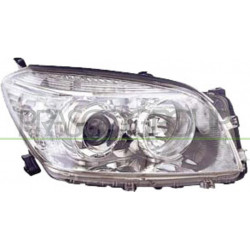 Phare Gauche H11+Hb3 Electrique Avec Moteur Chrome'