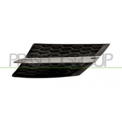 Grille de calandre noir avec moulure chrome côté chauffeur