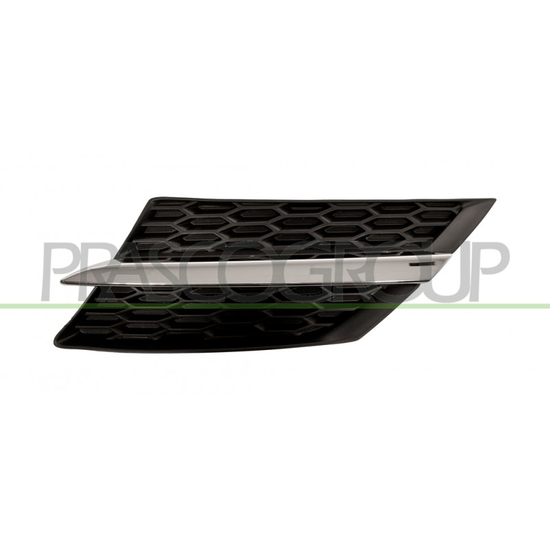 Grille de calandre noir avec moulure chrome côté chauffeur Grille de calandre noir avec moulure chrome côté chauffeur
