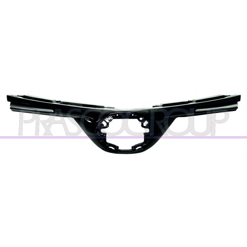 Grille de calandre noir avec moulure chrome