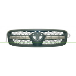 Grille de calandre argent avec cadre chrome