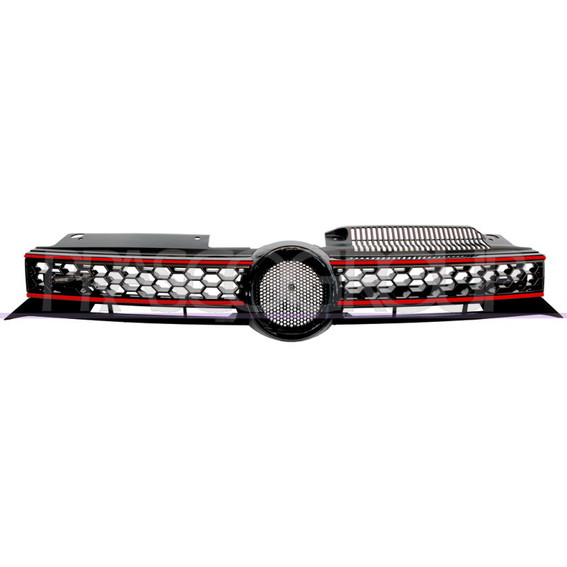 Grille de calandre noir et rouge Grille de calandre noir et rouge