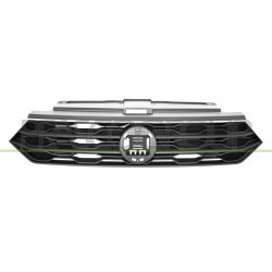 Grille de calandre noir avec moulure chrome