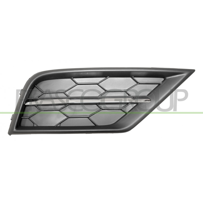 Grille supérieure de pare-chocs avant côté passager