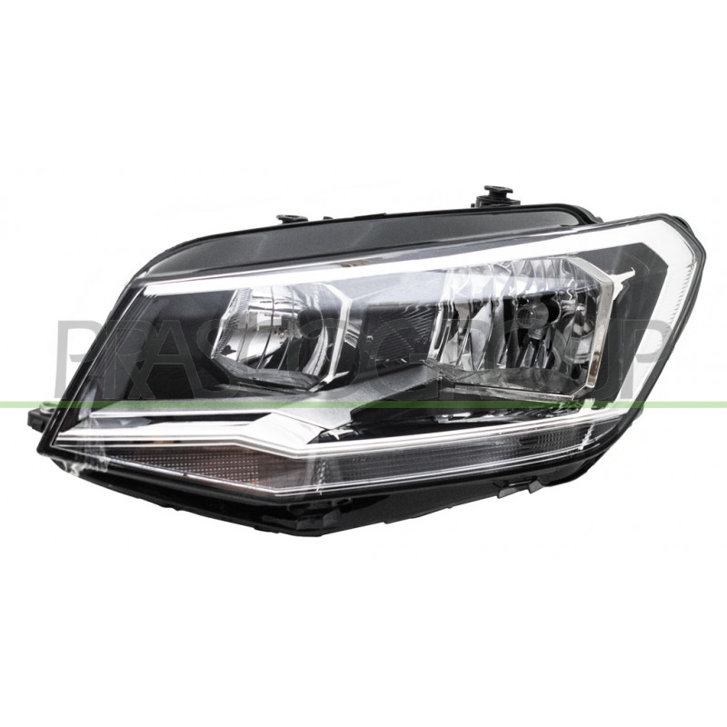 Phare Gauche H7+H21 Electrique Avec Moteur-Noir Phare Gauche H7+H21 Electrique Avec Moteur-Noir