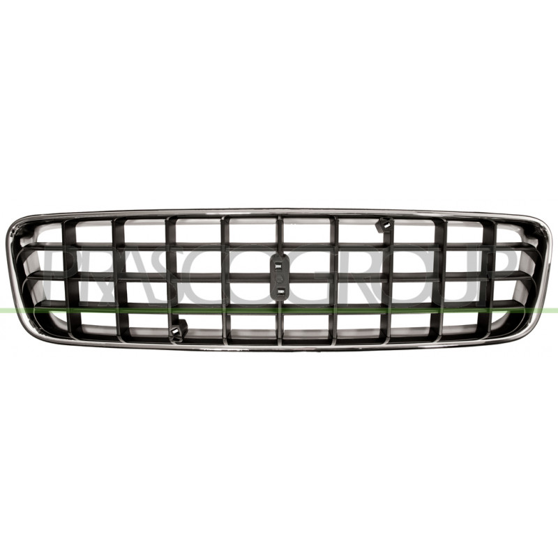 Grille de calandre noir avec moulure chrome Grille de calandre noir avec moulure chrome