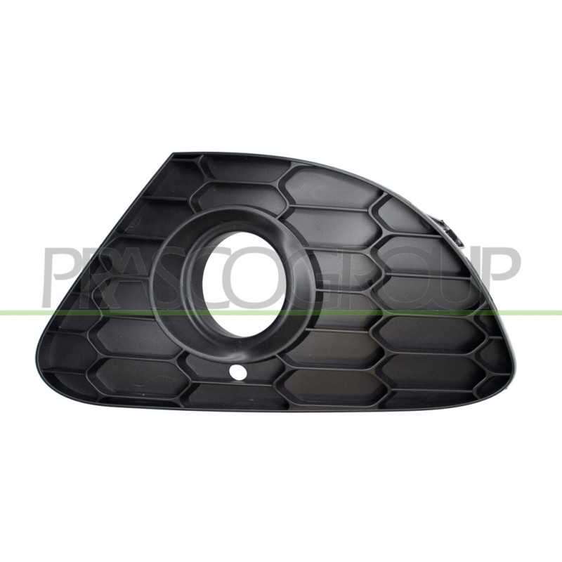 Grille côté chauffeur de Pare-Chocs-Avant-Noire-avec Sieges Antibrouillards Grille côté chauffeur de Pare-Chocs-Avant-Noire-avec Sieges Antibrouillards
