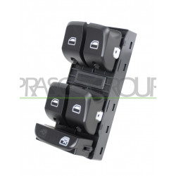 PANNEAU A BOUTON-POUSSOIR NOIR-4 INTERRUPTEURS-LEVE VITRE-PORTE AVANT GAUCHE-4 B