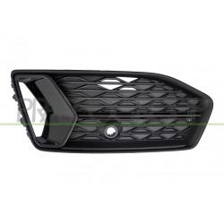 Grille côté passager de Pare-Chocs-Avant-Noire-Structuree-avec Moulure Noire-Bri