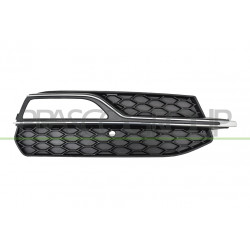 Grille côté passager de Pare-Chocs-Avant-Noire-avec Sieges Antibrouillard-avec M