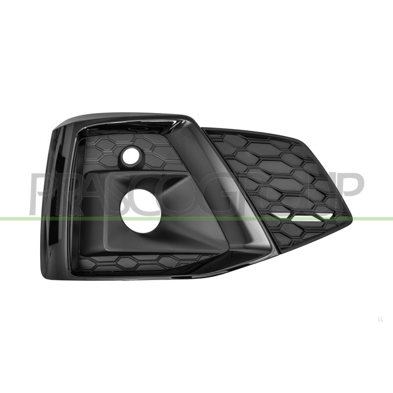 Grille De Pare-Chocs Droite Noire-Brillante Avec Sieges Antibrouillard Mod. S-Li Grille De Pare-Chocs Droite Noire-Brillante Avec Sieges Antibrouillard Mod. S-Li