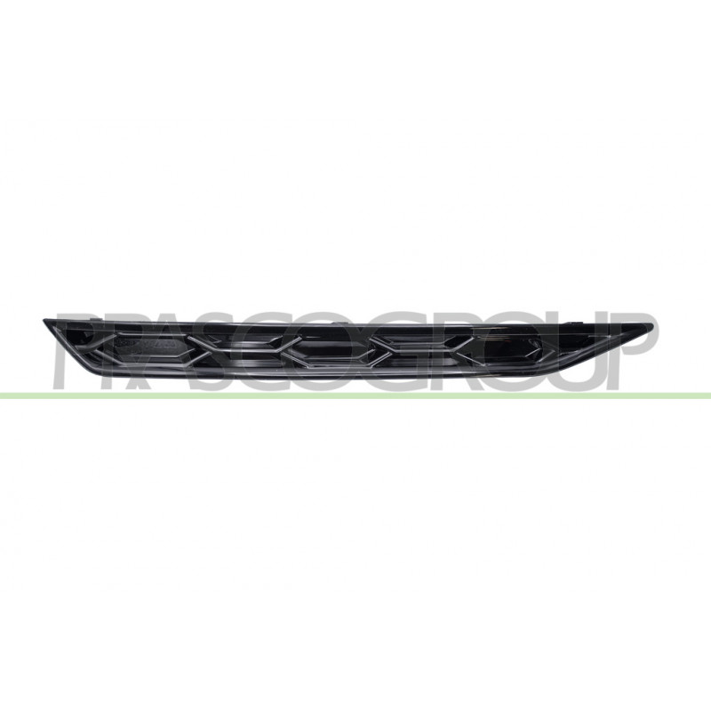 Grille côté passager Inferieure de Pare-Chocs avant Noir-Brillante Grille côté passager Inferieure de Pare-Chocs avant Noir-Brillante