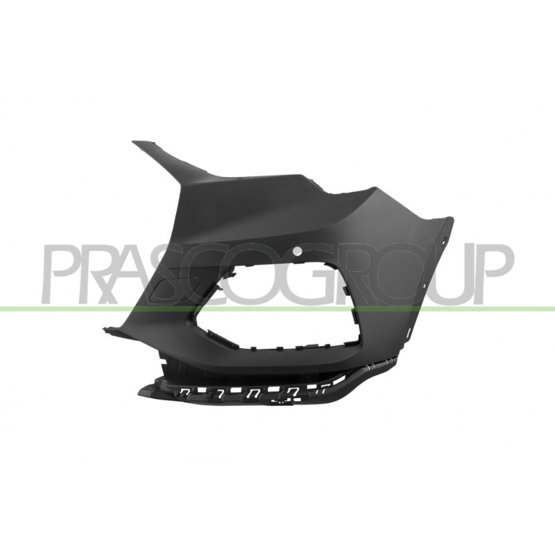 Pare-Chocs Avant Gauche Noire Lisse A Peindre-Avec Trou Radar+Supports Capteurs Pare-Chocs Avant Gauche Noire Lisse A Peindre-Avec Trou Radar+Supports Capteurs