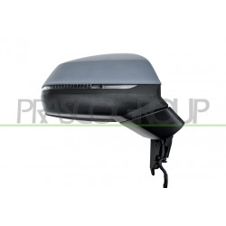 Retroviseur Droit-Electrique-Avec Appret-Chauffant-Avec Feu-Convexe-Chrome'-8 Br