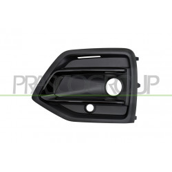 Grille côté chauffeur de Pare-Chocs-Avant-Noire-Structure'-avec Cadre Noir