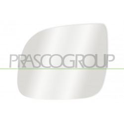 Verre De Retroviseur Gauche Convex-Chauffant-Chrome'